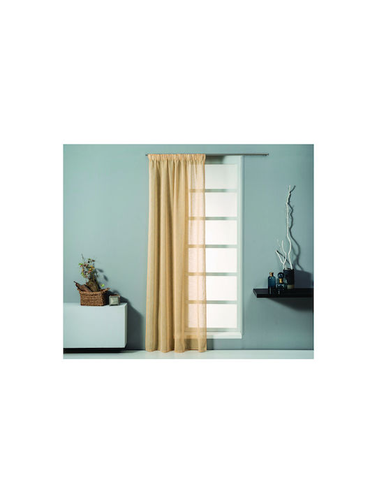 Easy Home Perdea cu Coafură Carina Galbenă 140x...