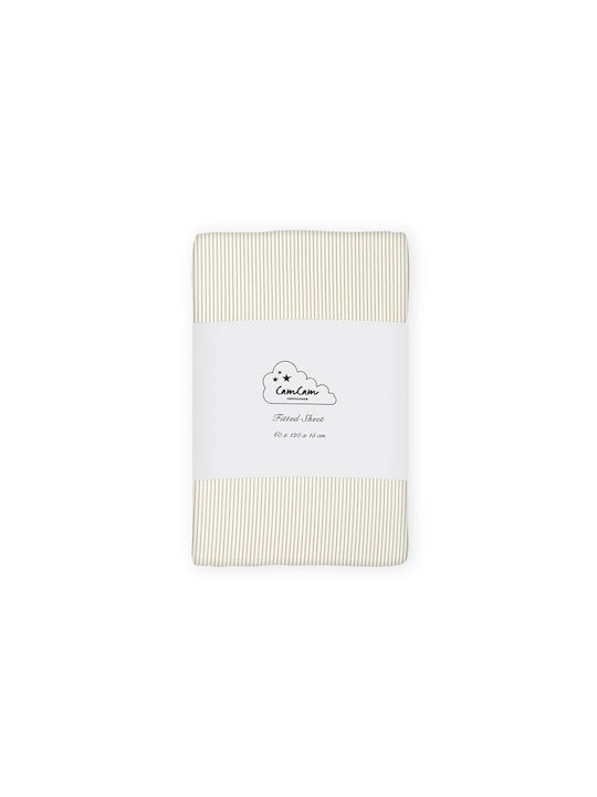 Cam Cam Copenhagen Stripes Baby Sheet Crib Cott...