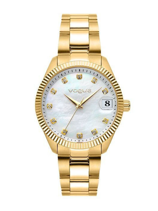 Vogue Women's Watch 31mm Battery with Gold Stai...
