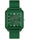 Lacoste Damen Uhr mit Grün Kautschukarmband