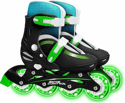 Skids Inline Αυξομειούμενα Rollers Μαύρα Παιδικά