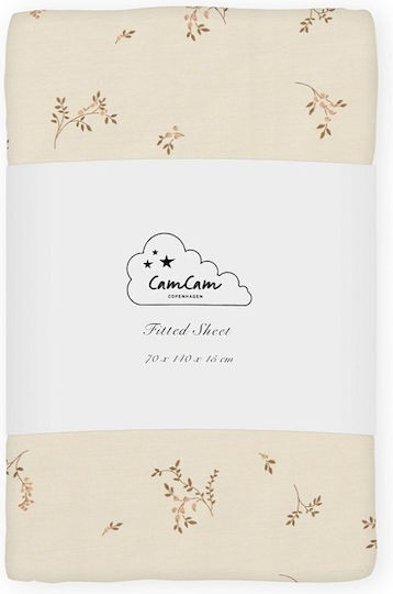 Cam Cam Copenhagen Cu Cauciuc Gots Ashley Bej 70x140 cm