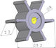 Impeller 3/8" D X 12.75 10 Blades The Garoni Imp38dx12