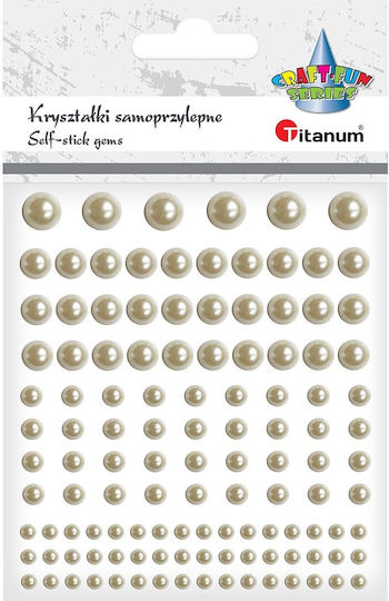 Titanum Craft Item 120pcs in White Color