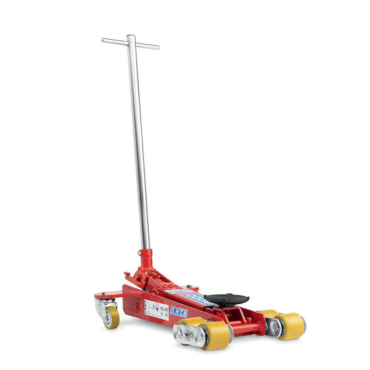 OMCN Hydraulic Carriage Jack with Lifting Capacity up to 52cm and Weight Capacity up to 2 Tons