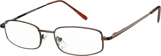 Optix Vision Γυαλιά Πρεσβυωπίας +1.75 σε Καφέ χρώμα OPTIXVISION4382BROWN175