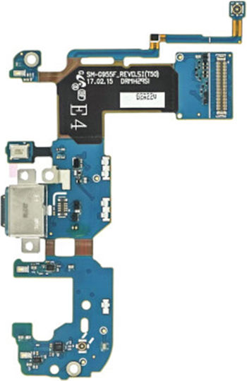 Samsung Kabel mit Anschluss zum Aufladen in Schwarz Farbe für Samsung Galaxy S8 Plus (SM-G955)