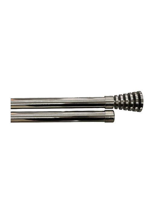 My Home Luxury Metallic Curtain Pole Double wit...