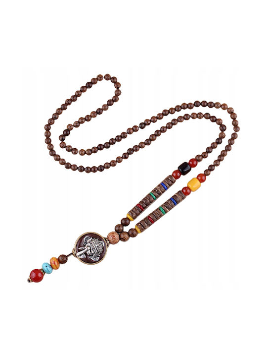 Nepal Buddhist Mala Colier cu Perle