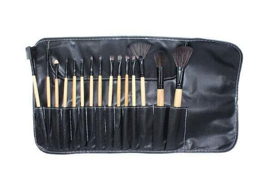 Fraulein38 Professionell Set mit Make-up-Pinseln aus synthetischem Haar 15Stück