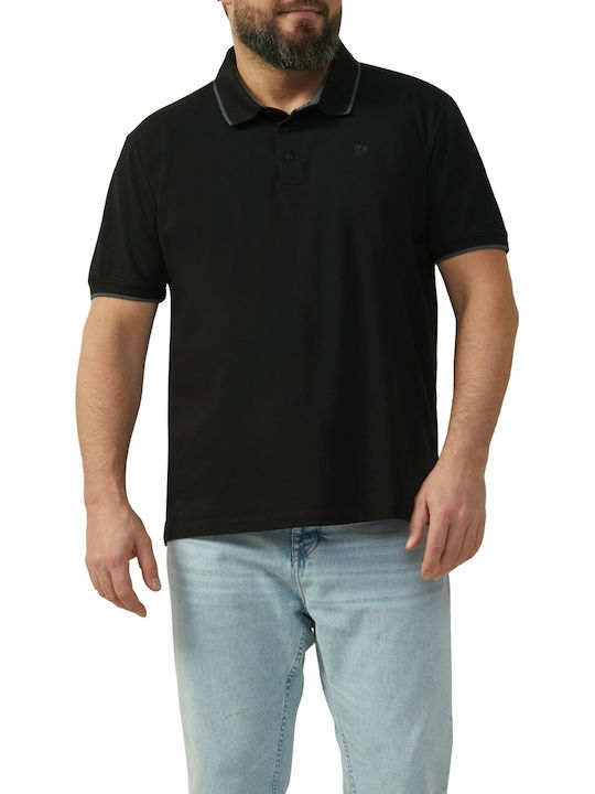 s.Oliver Polo Μπλούζα Κοντομάνικη Μαύρη