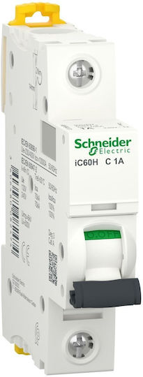 Schneider Electric Automatischer Schutzschalter 1A Einpolig AC A9F84101