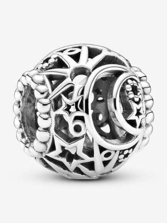 Pandora Openwork Sun, Stars & Moon Charm από Ασήμι
