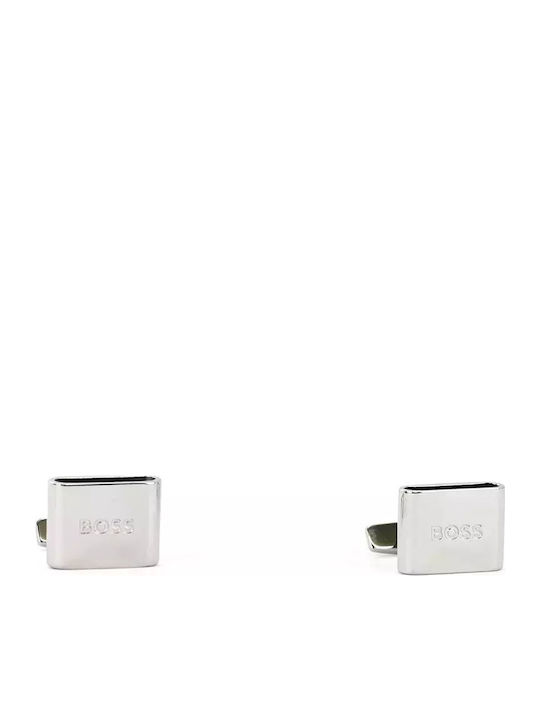 Boss Cufflinks in Silver Color