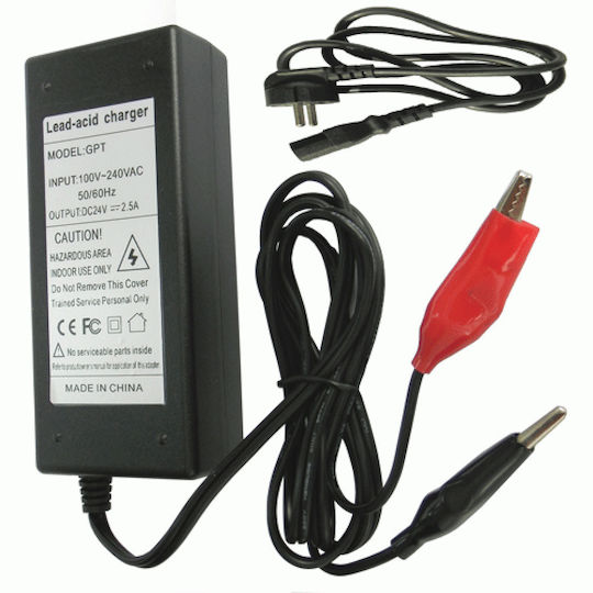 Semicom EBT-CPBP24 Φορτιστής Μπαταριών Μολύβδου 24V 2.5A