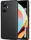 Techwave Matt Back Cover Σιλικόνης Μαύρο (Realme 10)