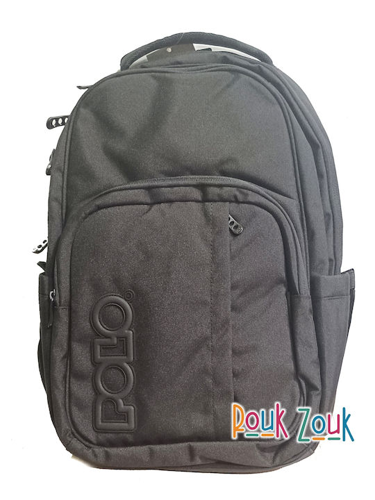 Polo Schulranzen Rucksack Junior High-High School in Schwarz Farbe 20Es 2024