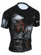 Athlon Short Sleeve Shirt 100-1812 for Jiu-Jitsu Black