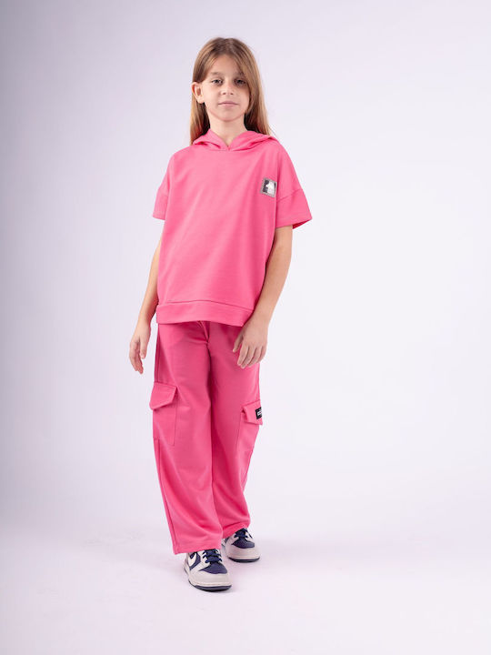 Εβίτα Kids Set with Pants Summer 2pcs Fuchsia