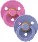 Bibs Pacifiers Rubber Colour Bubblegum - Peri for 0-6 months 2pcs