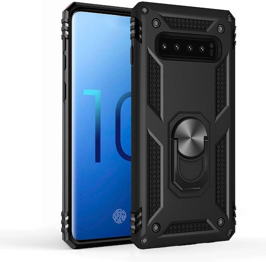 Erbord Back Cover Metalic Negru (Galaxy S10+)