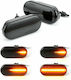 Carro Тъмно Тонирани LED Flash Фарове За Автомобил Opel Movano / Vivaro Renault Clio / Espace / Kangoo / Laguna / Master / Megane / Scenic / Safrane / Thalia / Trafic / Twingo Nissan Interstar / Kubistar / Micra / Primastar 2 Бройки