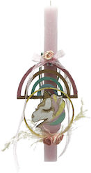 Easter Candle Round Scented Pink