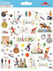 Global Gift Crăciun Autocolante pentru Perete Classy 15x17cm.