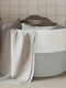 vidaXL Storage Basket Fabric Gray 51x51x33cm 1pcs