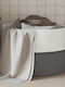 vidaXL Storage Basket Fabric Gray 51x51x33cm 1pcs