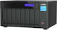 QNap NAS Tower με 8 θέσεις για HDD/M.2/SSD και 2 θύρες Ethernet (TVS-H874T-I7-32G)