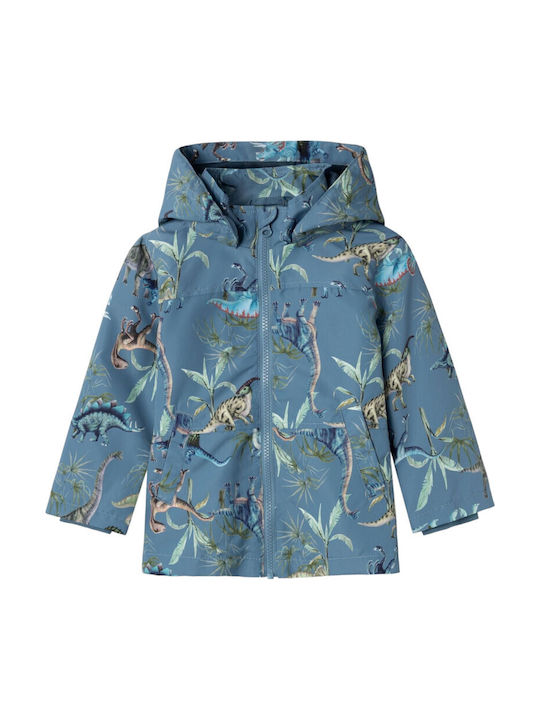 Kids' Casual Jacket Long with Hood Blue