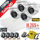 Hikvision Sistem de Supraveghere DS-7104HGHI-K1 S 4 Camere Camere Supraveghere video 1080p cu Recorder DVR