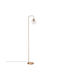 Opviq Viran Lampa de podea Î146xL27cm. cu Soclu pentru Bec E14 Galben