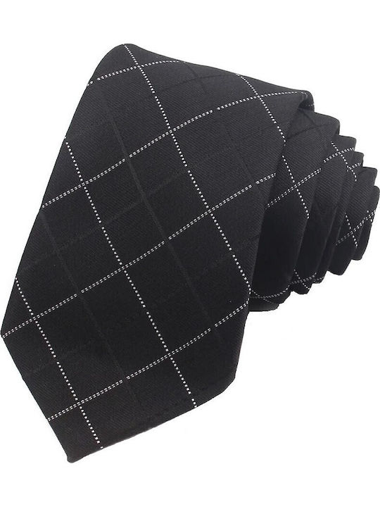 Men's Tie Printed in Black Color
