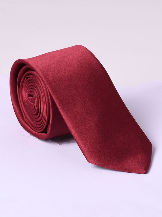 Mcan Men's Tie Monochrome in Burgundy Color