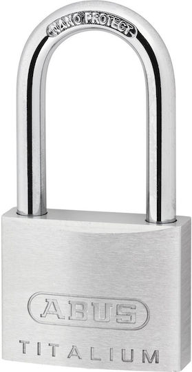 Abus 64 Titalium SL 5 Aluminiu Lăcăt Prelungit cu cheie 40mm 1buc