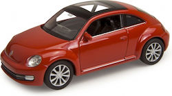 Welly Volkswagen The Beetle Modele statice Figurină de Modelism Mașină Roșie la Scară 1:43