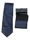 Privato Men's Tie Set in Blue Color