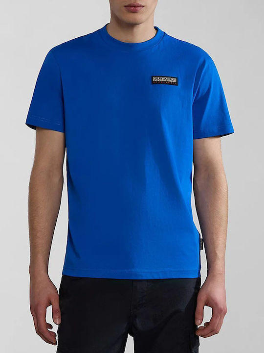 Napapijri Ανδρικό T-shirt Κοντομάνικο Blue