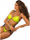 Set Bikini Push Up Polka Dot Gelb