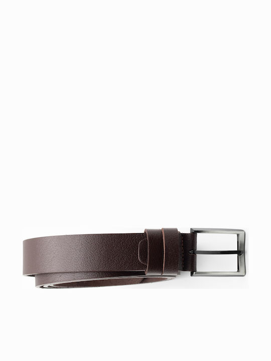 Men's Belt Leather Brown