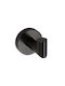Bemeta Bemeta Кука Баня Единично с винтове ​6.5x6.5см Inox Черен