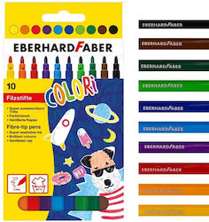 Eberhard Faber Μαρκαδόροι 1mm Σετ 10 χρώματα Eberhard Faber Μαρκαδόροι 1mm Σετ 10 χρώματα