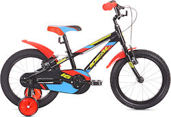 Ideal V-Track 16" Παιδικό Ποδήλατo BMX με Σκελετό Αλουμινίου Μαύρο