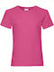 Kinderoberteile T-Shirt Fuchsie