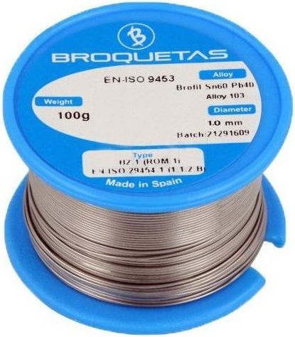 Broquetas B21PW15-01100-1A104 Sârmă de lipit 1mm 100gr