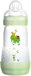 Mam Sticlă de Plastic pentru Bebeluși Anti-Colici cu Tetină de Silicon 320ml 1buc