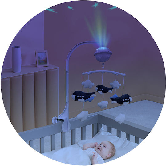 Chipolino Mobile for Cot with Music, Rotation, and Projector for 0++ Months