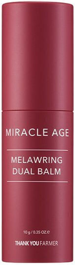 Thank You Farmer Miracle Age Melawring Dual Balm Balm Προσώπου για Ενυδάτωση, Αντιγήρανση & Πανάδες με Προβιοτικά 10gr
